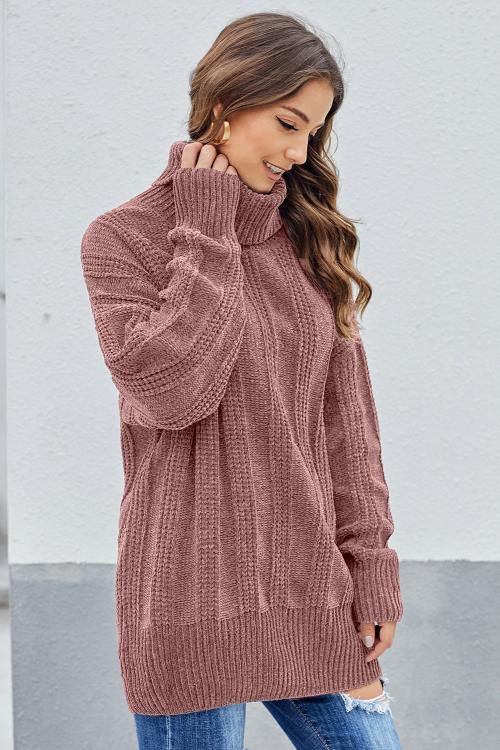 Pink Soft Chenille Sweater