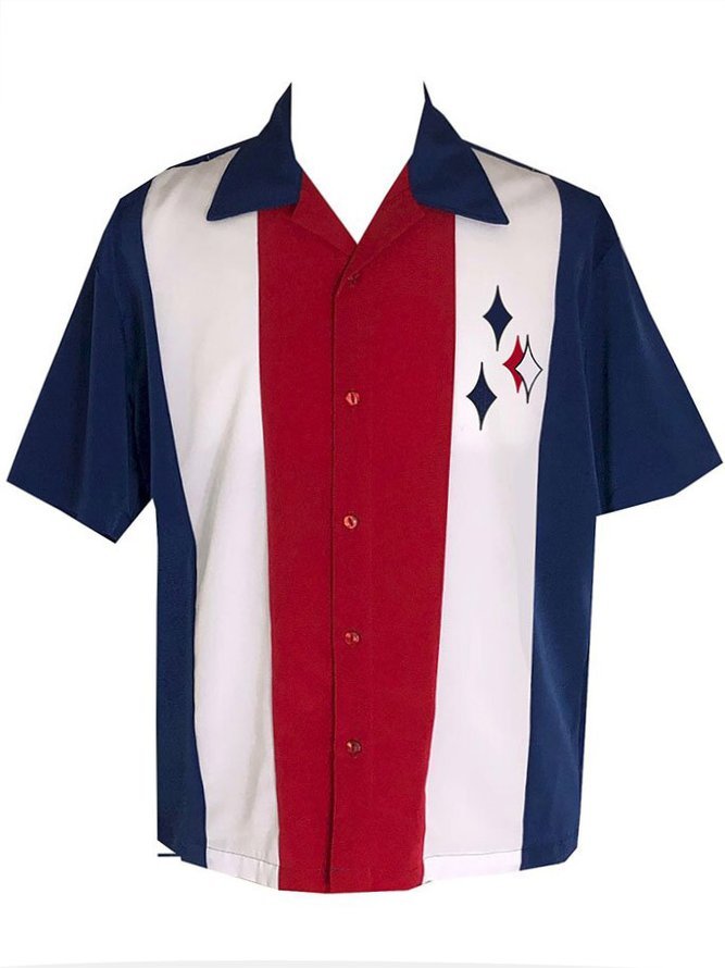 Men's  New Style Short Sleeve Casual Loose Shirt