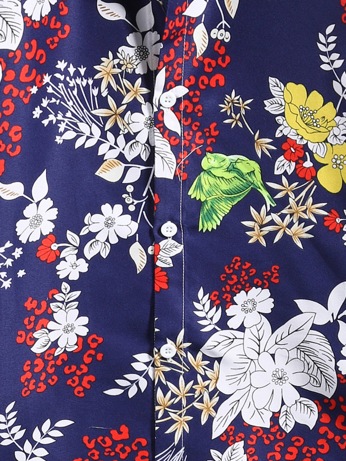 Mens Printed Holiday Short Sleeve Shirts