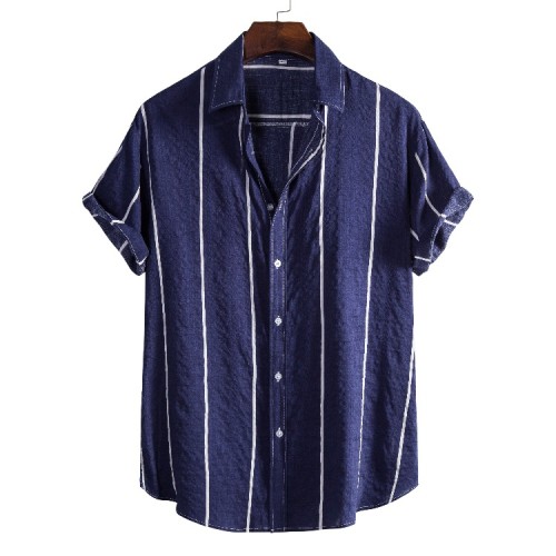 Men's striped print shirt