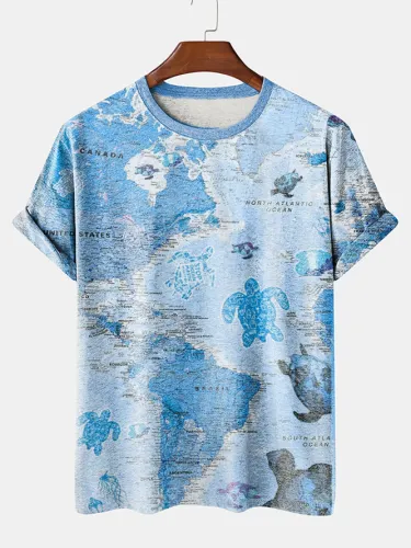 Crew Neck Animal Shirts & Tops