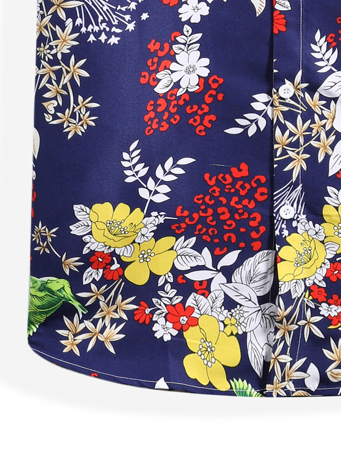 Mens Printed Holiday Short Sleeve Shirts