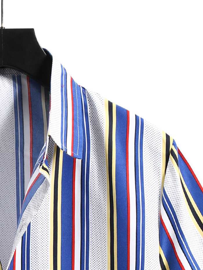 Mens Printed Holiday Short Sleeve Shirts