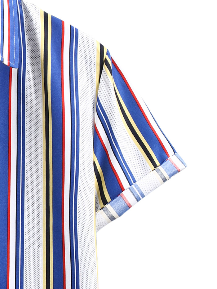 Mens Printed Holiday Short Sleeve Shirts