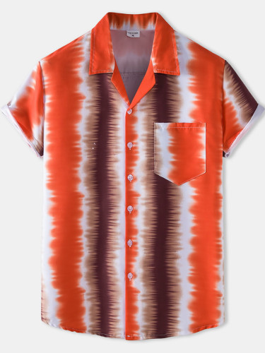 Hawaiian men's printed shirt