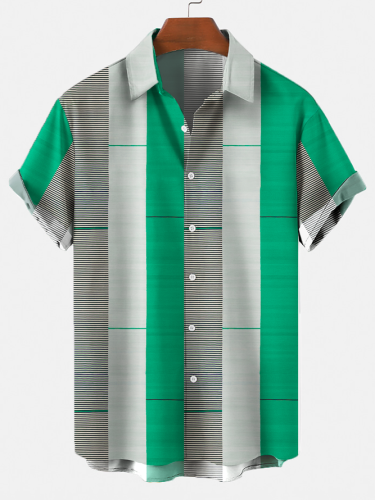 Cotton-Blend Printed Shirts & Tops