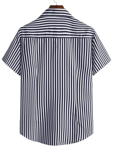 Men's Printed Basic Striped Shirts
