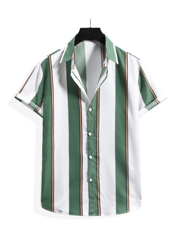 Mens Printed Holiday Short Sleeve Shirts