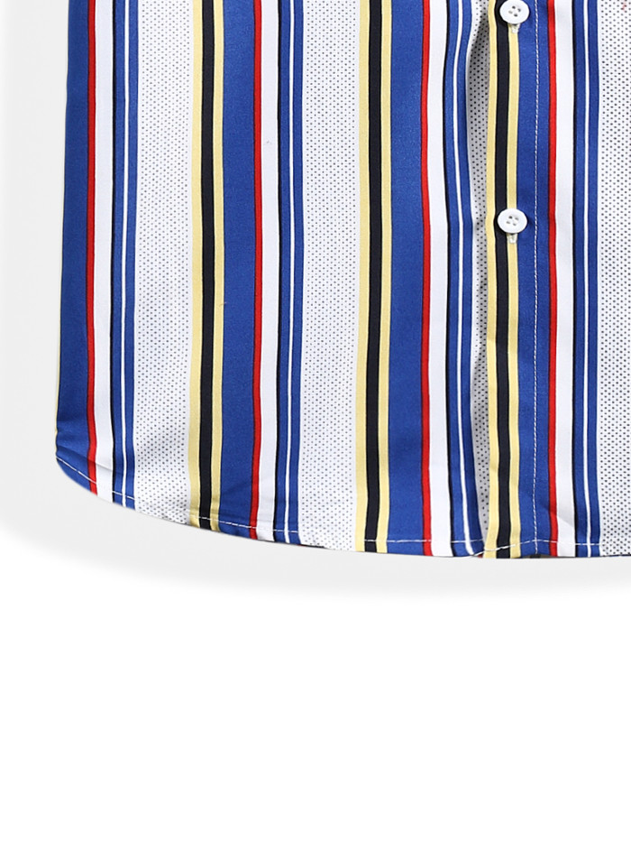 Mens Printed Holiday Short Sleeve Shirts