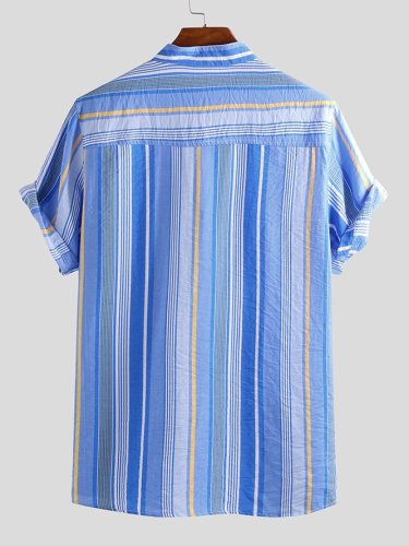 Men's Basic Shirt Collar Cotton Shirts