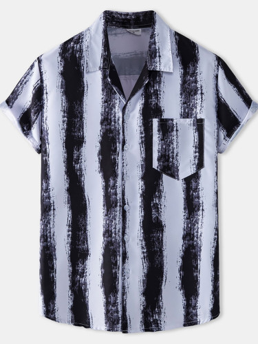 Hawaiian men's printed shirt