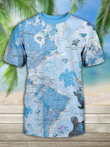 Crew Neck Animal Shirts & Tops