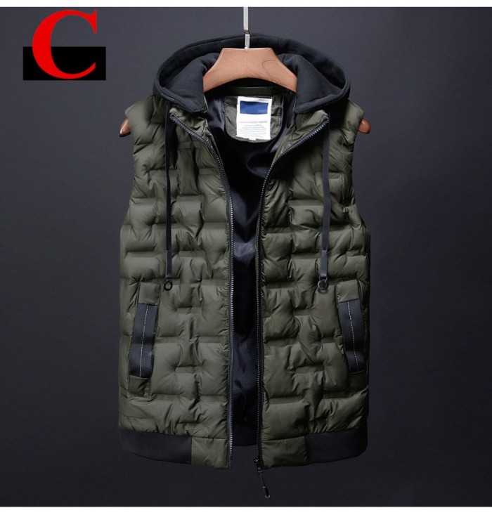 ダウンベスト中綿ベスト カジュアル デニムベストメンズ 秋冬　ペアベスト ペアカップルベスト ダウンベスト