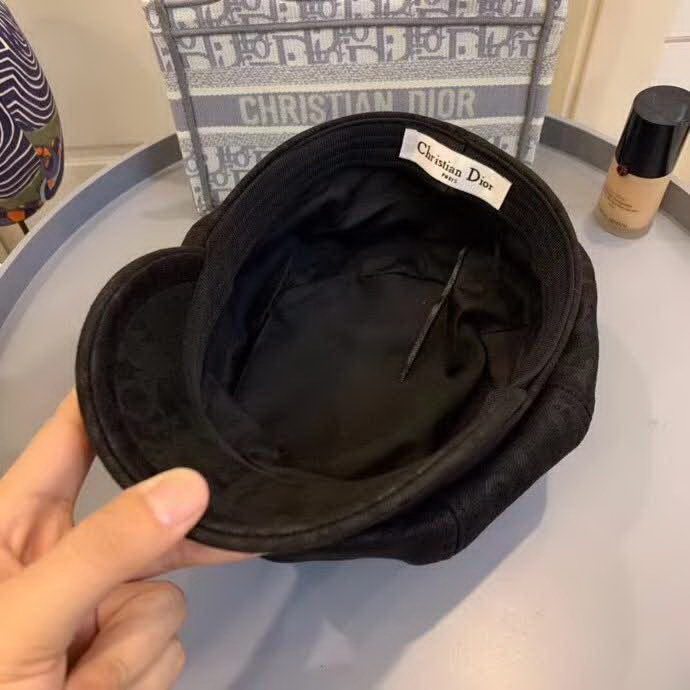 20冬季最新专柜款-Dior专柜同款极简高级斜纹纯棉军帽！帽型纯原版开模这款吃土也要入手，必须自留