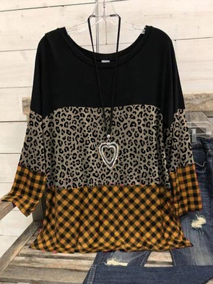 Vintage Color-Block Shirts & Tops