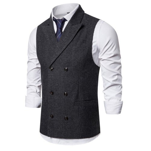 ベスト メンズ ジレー スーツベスト チョッキ 紳士服 ビジネス トップス 結婚式 パーティー 無地 スーツ スリムフィット カジュアル 成人式