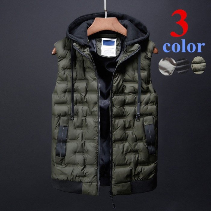 ダウンベスト中綿ベスト カジュアル デニムベストメンズ 秋冬　ペアベスト ペアカップルベスト ダウンベスト