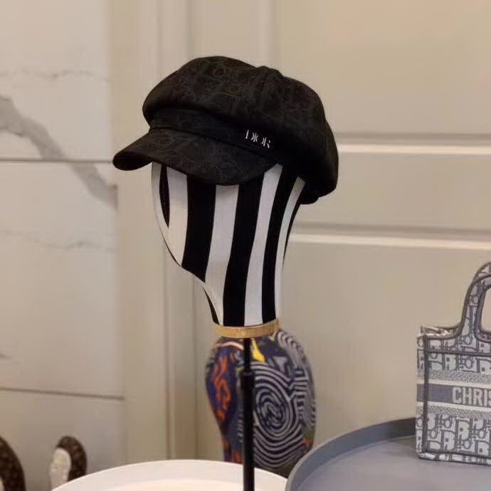 20冬季最新专柜款-Dior专柜同款极简高级斜纹纯棉军帽！帽型纯原版开模这款吃土也要入手，必须自留