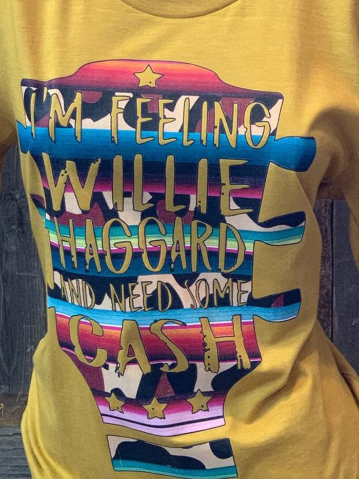 Geometric Short Sleeve Printed Crew Neck Shirts & Tops