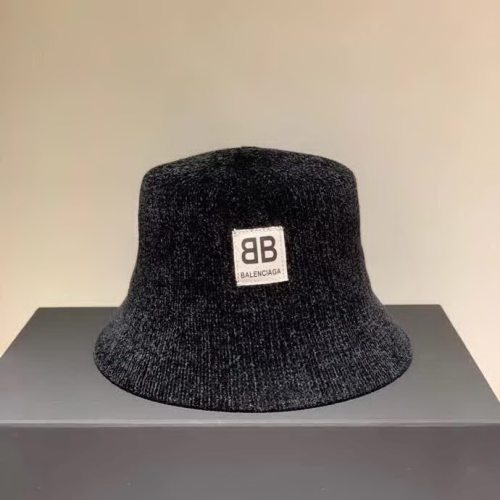 20冬季最新专柜款-Balenciaga双B字母渔夫帽，太阳帽，秋季灯芯绒面料，轻盈透气百搭款，可折叠出门携带方便