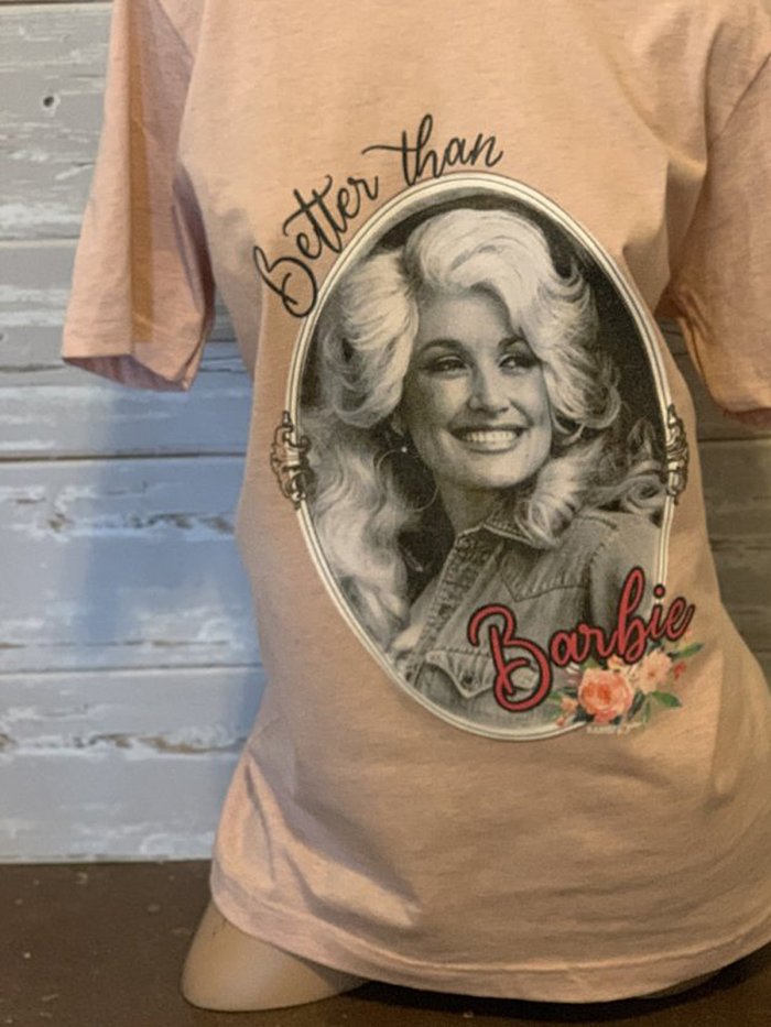 Printed People Crew Neck Vintage Shirts & Tops