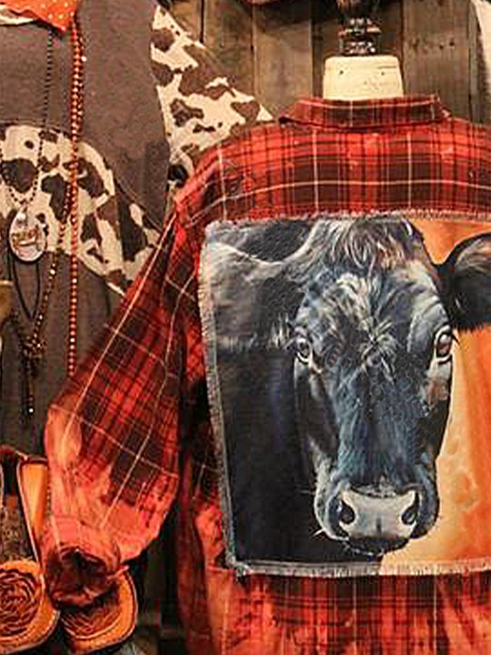 Shift Shirt Collar Casual Long Sleeve Shirts & Tops