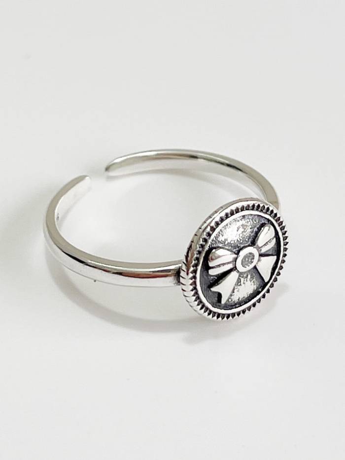 925 Sterling Silver Irregular Vintage Band Ring
