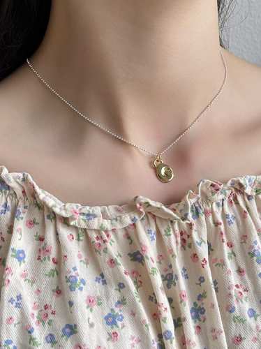 925 Sterling Silver Irregular Minimalist Necklace