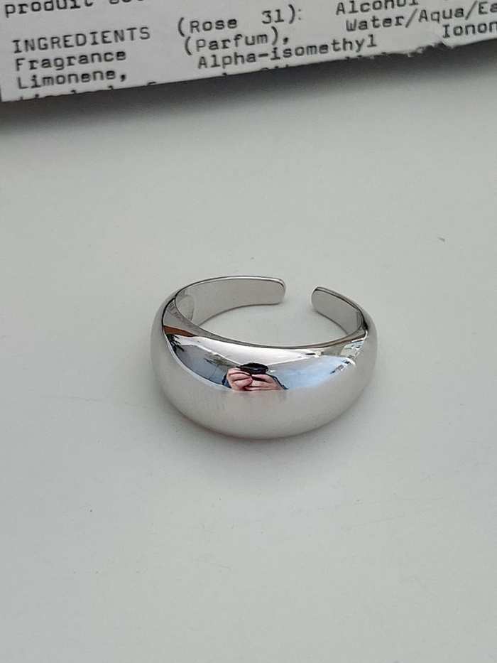 925 Sterling Silver Irregular Vintage Band Ring