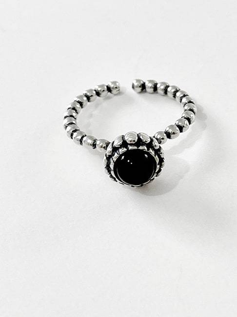 925 Sterling Silver Triangle Vintage Band Ring