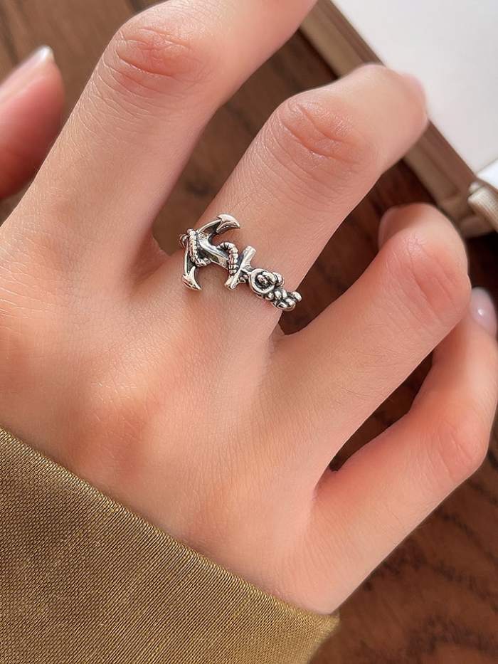 925 Sterling Silver Carnelian Irregular Vintage Band Ring