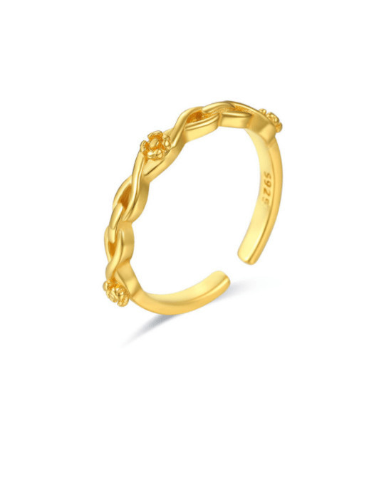 925 Sterling Silver Cubic Zirconia Geometric Minimalist Band Ring