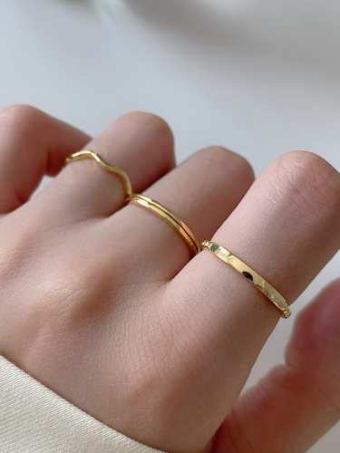 925 Sterling Silver Smooth Round Minimalist Free Size Ring