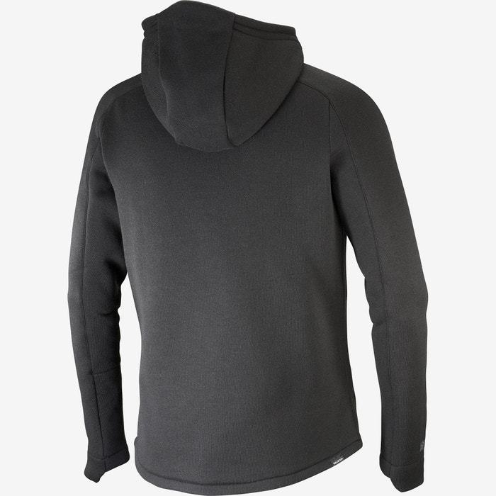OUTLIFE TECH LS FZ MID HOODIE M - SALOMON