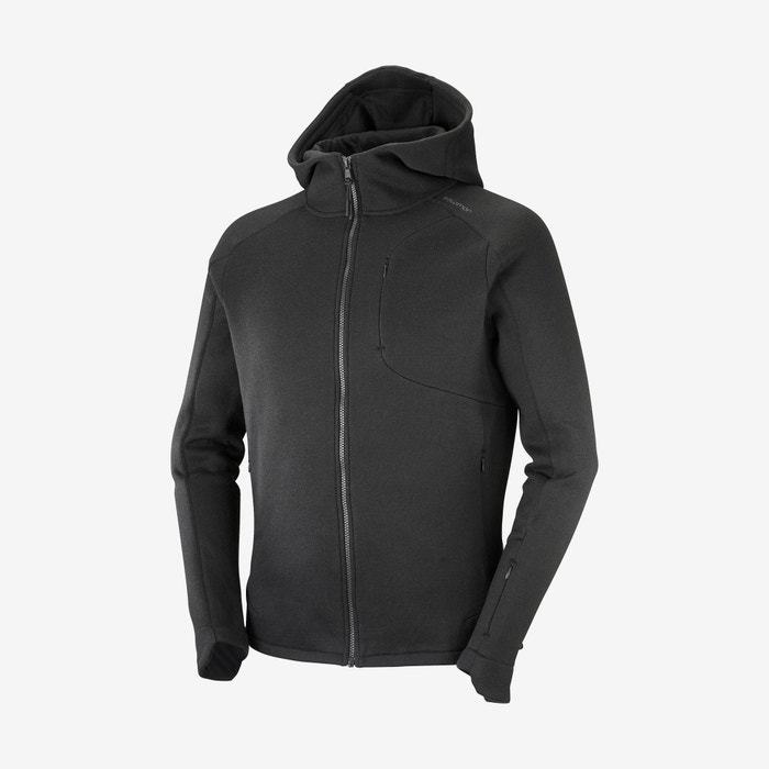 OUTLIFE TECH LS FZ MID HOODIE M - SALOMON