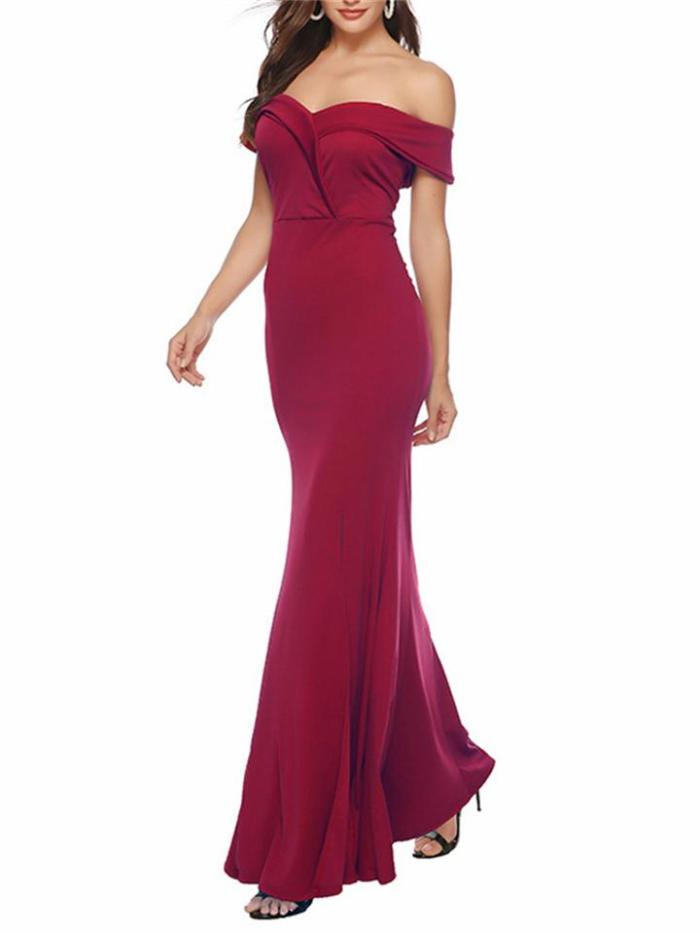 Decent Sweetheart Neck Sleeveless Slit Hem Bodycon Banquet Evening Dress