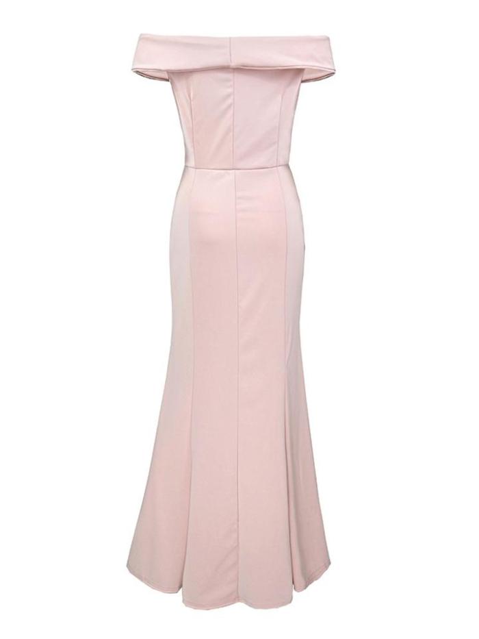 Decent Sweetheart Neck Sleeveless Slit Hem Bodycon Banquet Evening Dress