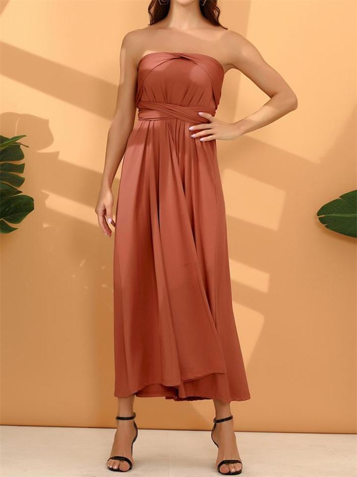 Sexy Charming Backless Wear Multiple Ways Evening Dress