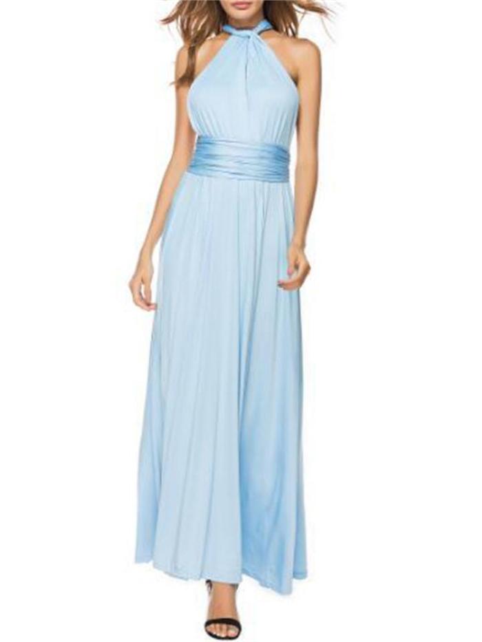 Sexy Charming Backless Wear Multiple Ways Evening Dress