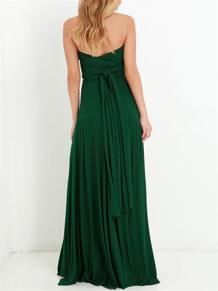 Sexy Charming Backless Wear Multiple Ways Evening Dress