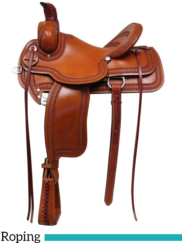 15 16 17 South Bend Saddle Co Association Roping Saddle 1620