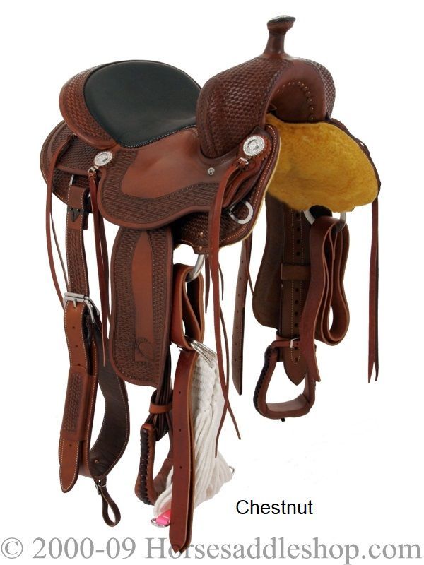 15.5 to 17 Billy Cook Tipton Trail Saddle 1737