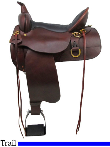 High Horse by Circle Y Big Springs Trail Saddle 6862 w/Free Pad