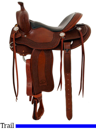 15.5 to 17 Billy Cook Tipton Trail Saddle 1737