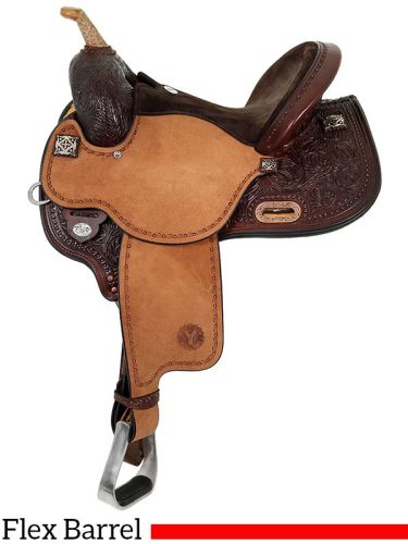 14 to 17 Circle Y Kelly Kaminski KK Faith Flex2 Barrel Racer 1524 w/Free Pad