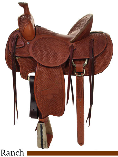 15.5 to 17 Billy Cook High Country Rancher Saddle 2175