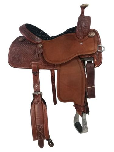 13.5 to 17 Martin Saddlery Custom Roughout Rider All-Around 14-C4