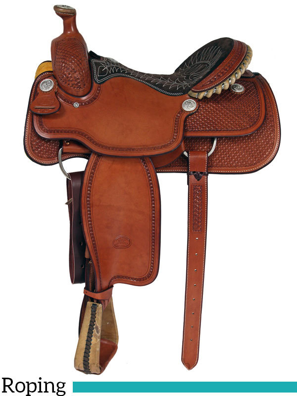 14.5 to 16 Billy Cook Arena Roping Saddle 2147