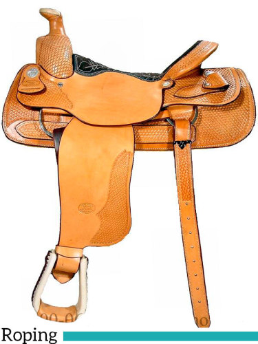 15 to 18 Billy Cook Team Roper Saddle 2082