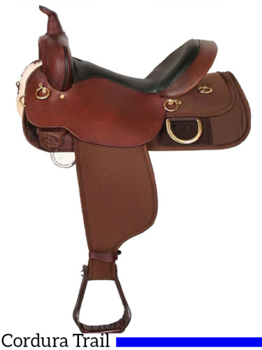 18.5 High Horse Big Rock Cordura Trail Saddle 6923 w/Free Pad